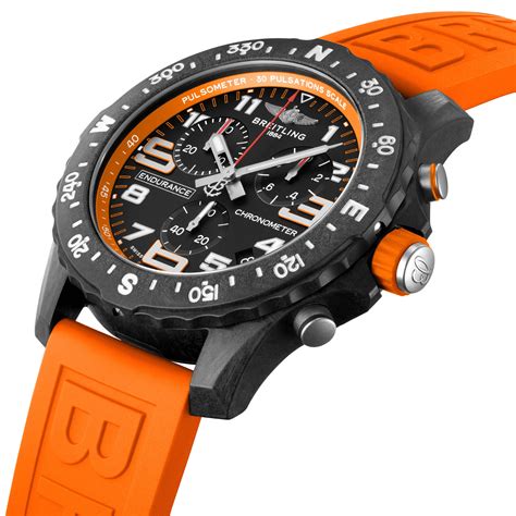 pre owned breitling watch orange